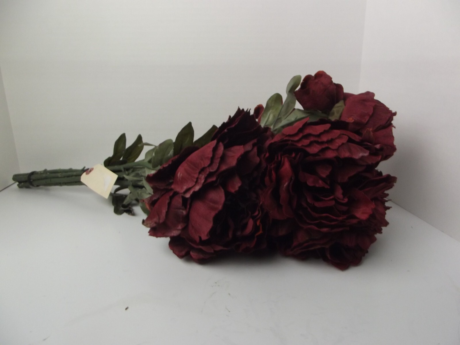 Disneyland Chrysanthemums Disney Grand Hotel Artificial Silk Fake Flowers Maroon