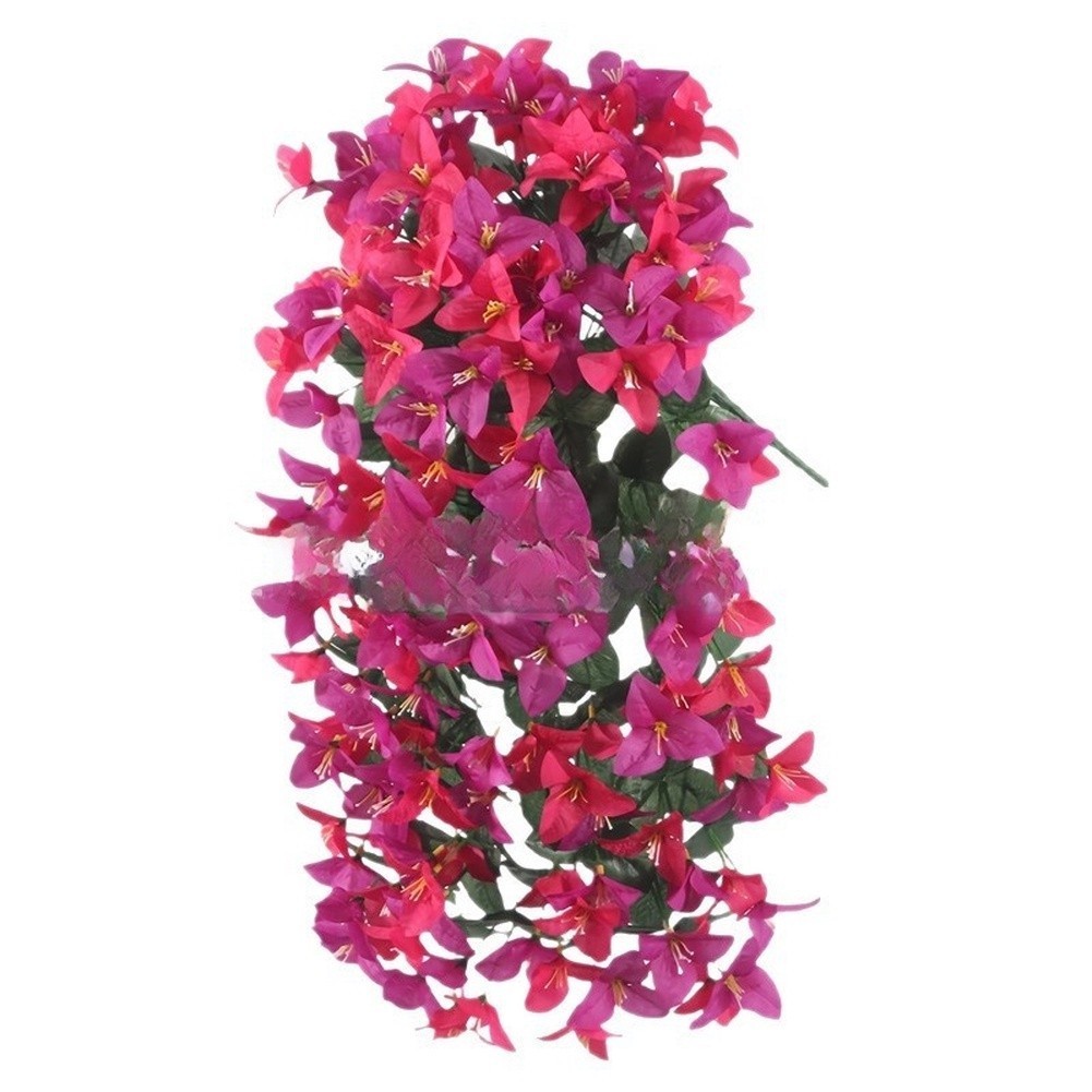 Silk Bougainvillea Vine Garland – Vivid Gradient Colors for Indoor Outdoor Use