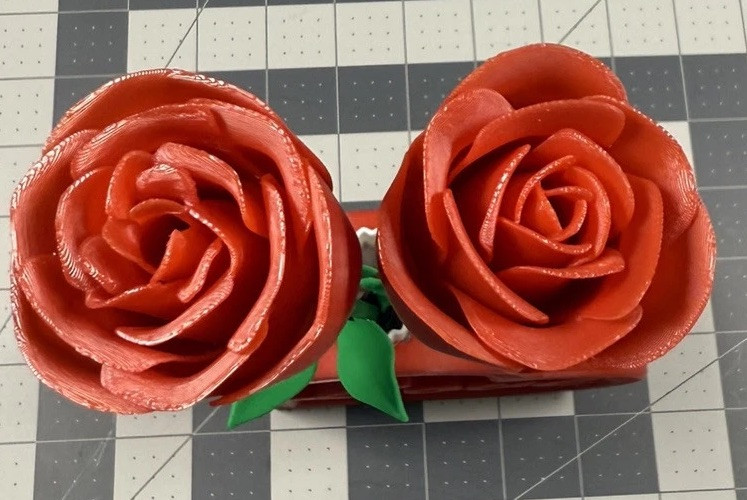 Artificial Rose Flowers Fake 3d Printed Roses Flower Bouquet Valentines Day