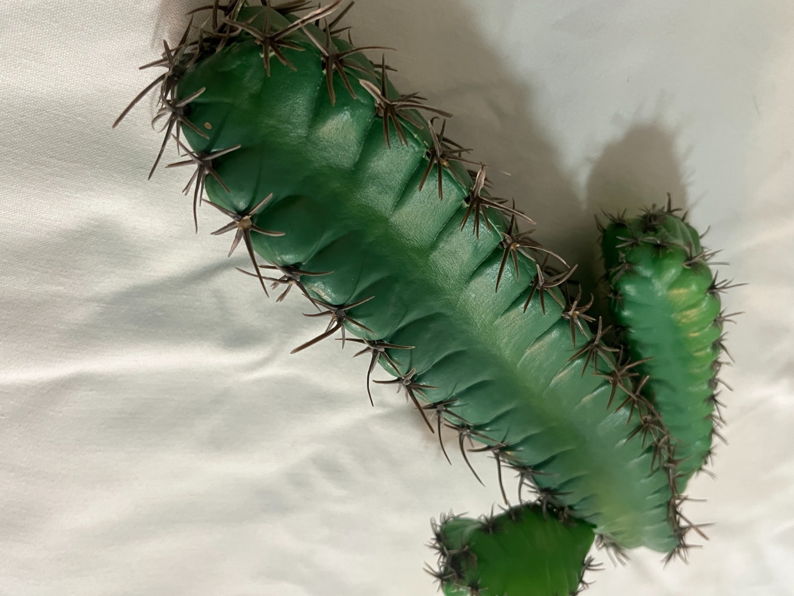 Artificial Cactus Green 7 inches wide and 15 inches tall Southwest decor NEW