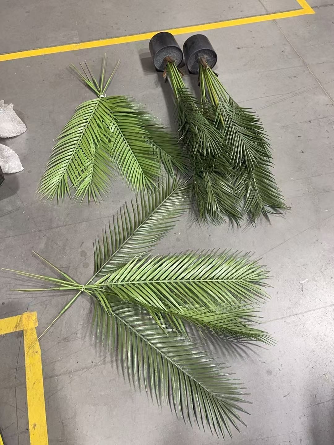 120cm Tall Faux Areca Palm Tree Potted Fake Green Plant for House Greenery Decor
