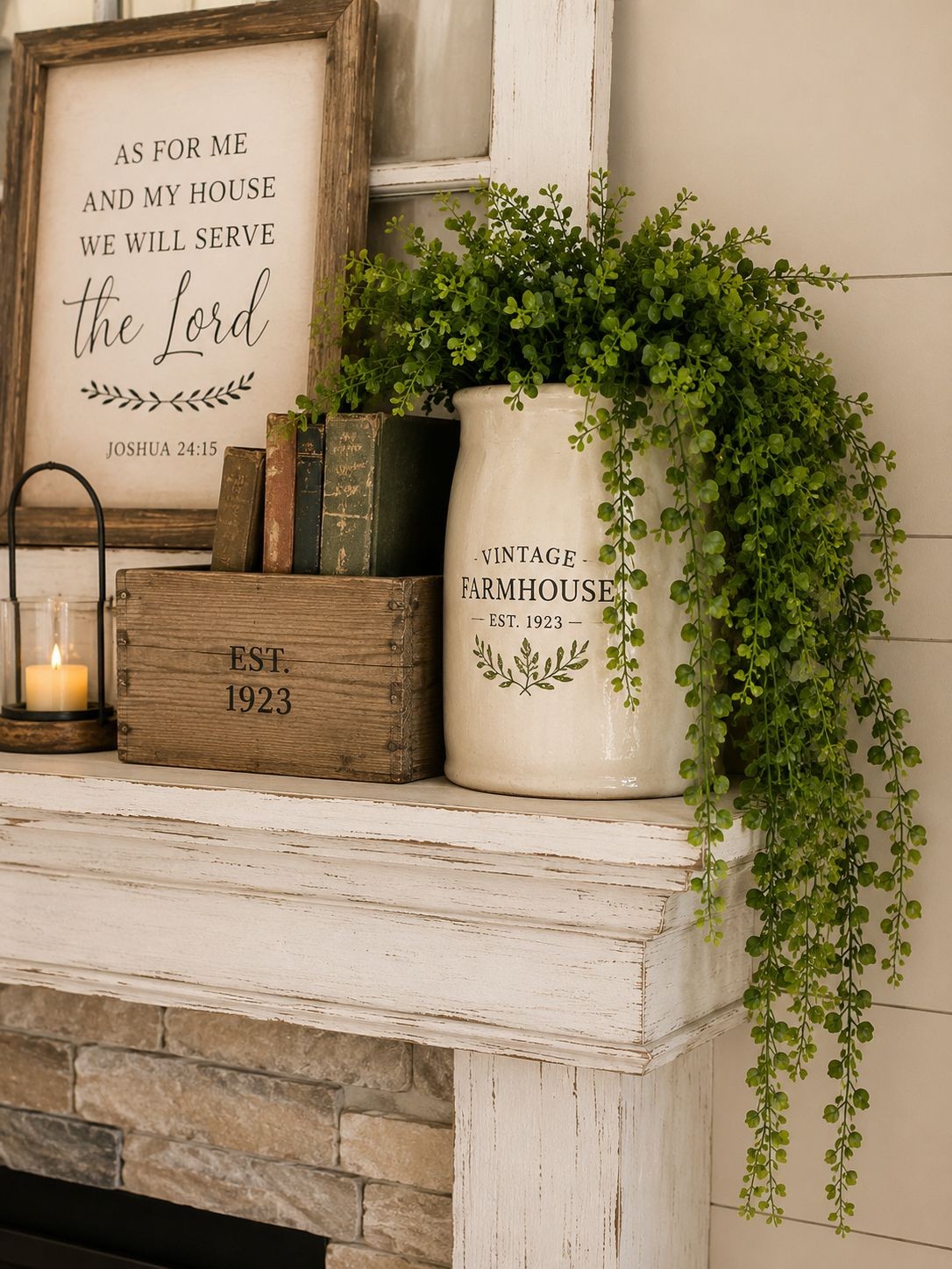 Set of 2 Hanging Greenery Bushes Artificial Boxwood Eucalyptus Hanging Plant Far