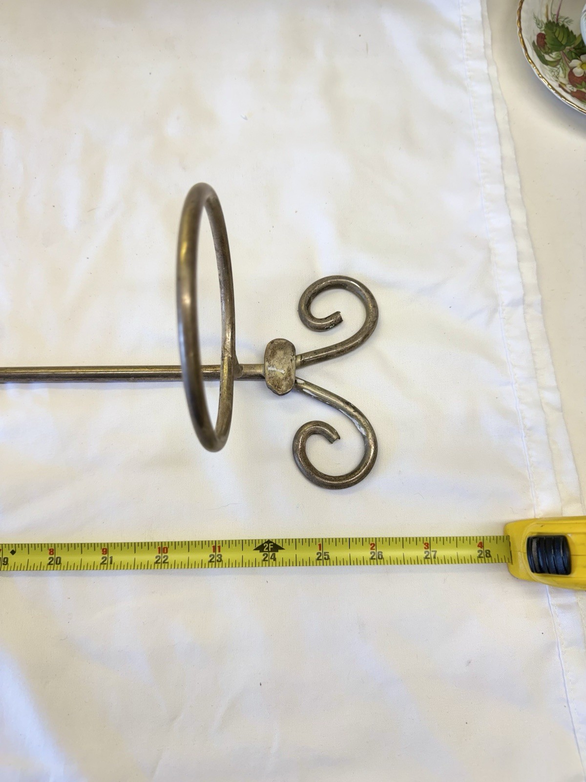 Metal Flower Pot Tea Cup/Saucer Holder Wall Mount Bracket Teapot Design