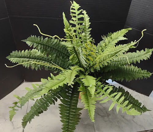 Artificial Boston Fern Silk Flower Arrangements pbf209-GR
