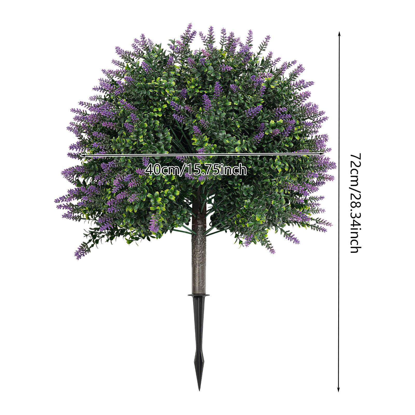 Purple Lavender Garden Decoration Spherical Artificial Plants