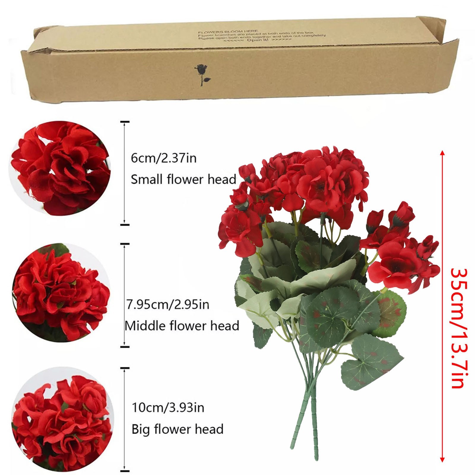 Easy to Style and Low Maintenance Artificial Geraniums for Beautiful Decor