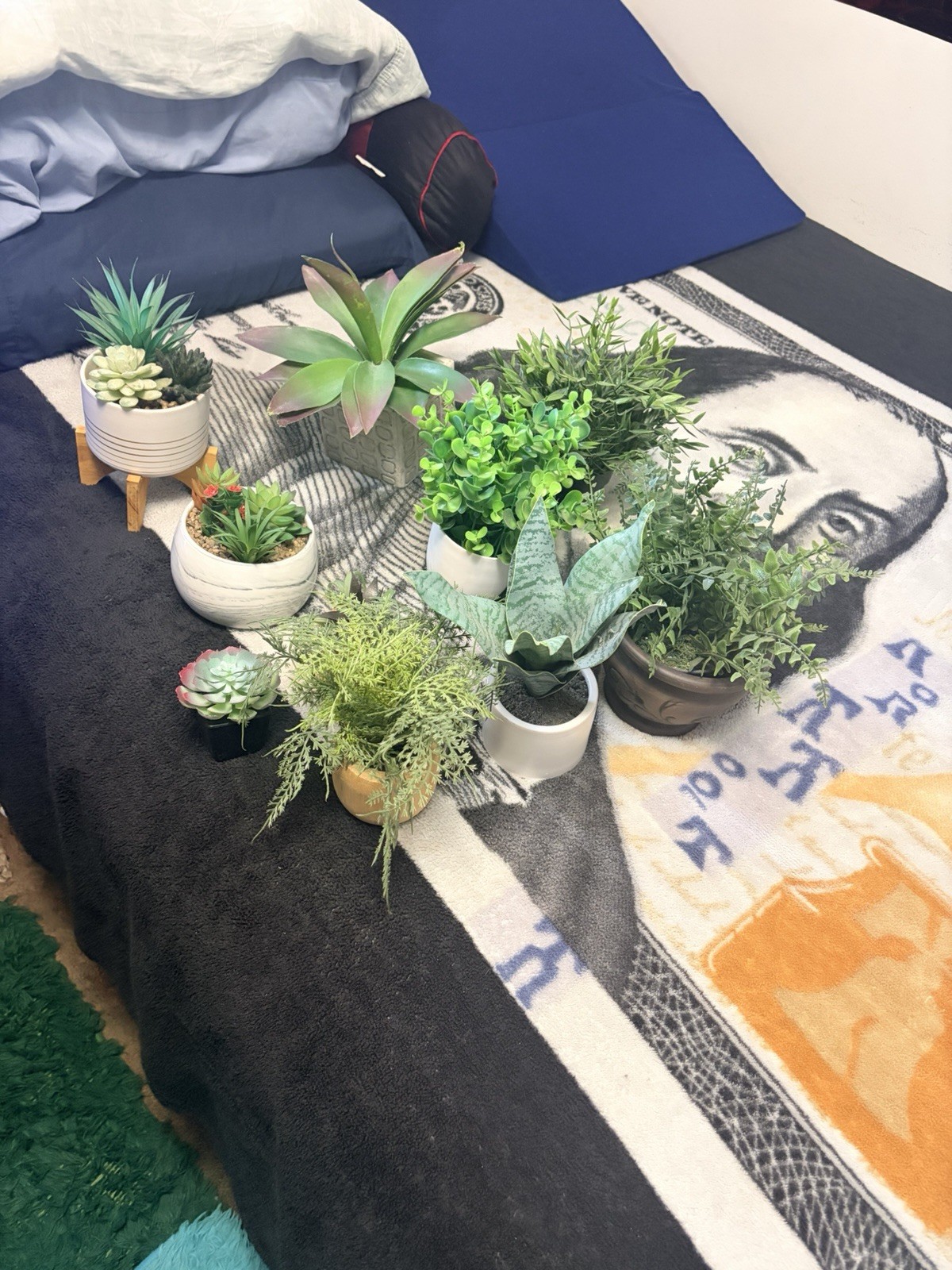 Extremely Beautiful Fake Plants Lot-Gently Used 🌻🌷🍀🌲☀️