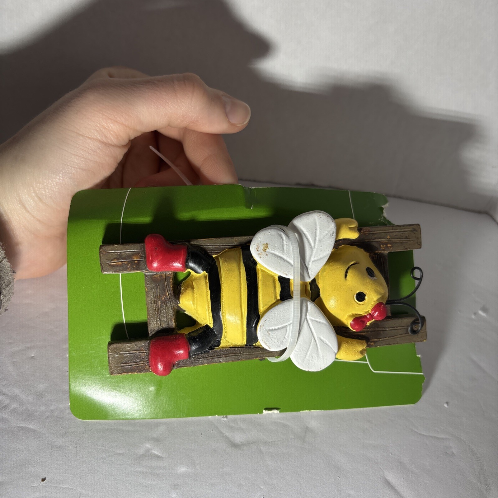 Garden Collection Hanging Flower Pot Hugger, Girl Bee Themed Decor—NEW