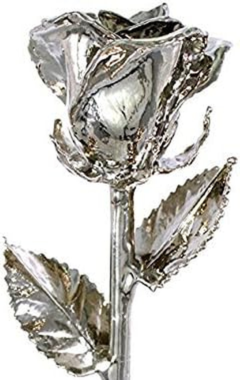 Platinum Dipped 11″ Authentic Venus Rose – A Timeless Gift of Elegance