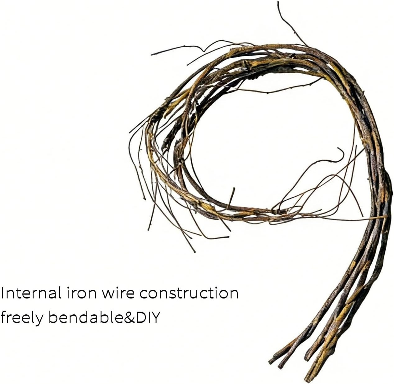 Bendable Curly Willow Branches for Vase Stretchable Artificial Twigs for DIY Hom