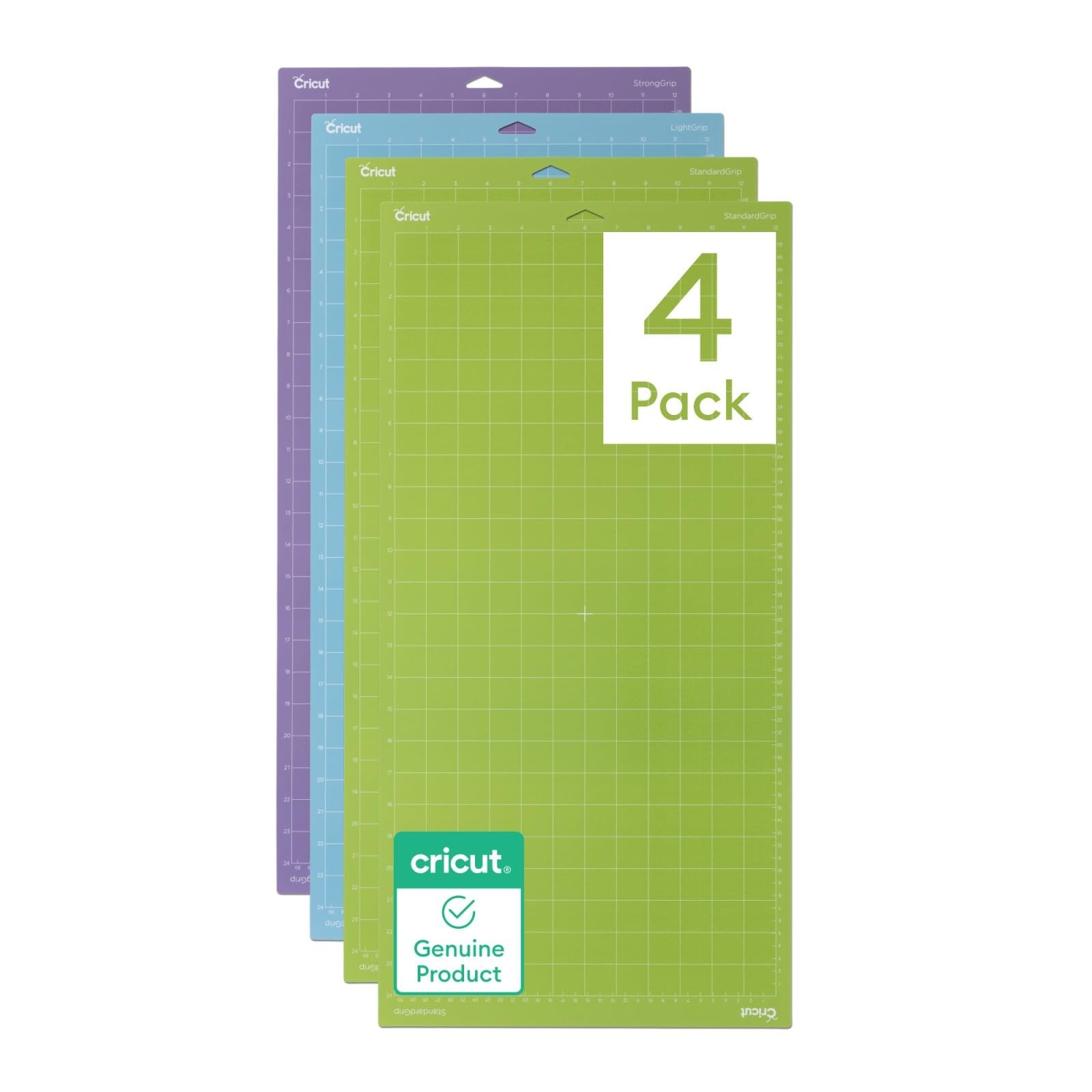 12×24 Cutting Mat Variety Pack – 4 Mats for Explore & Maker Machines – Standard,