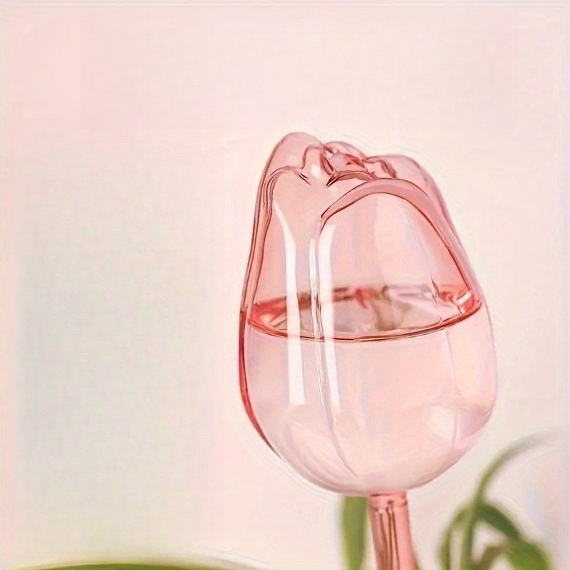 Pink Tulip Auto Plant Watering Balls Indoor Outdoor Dripper