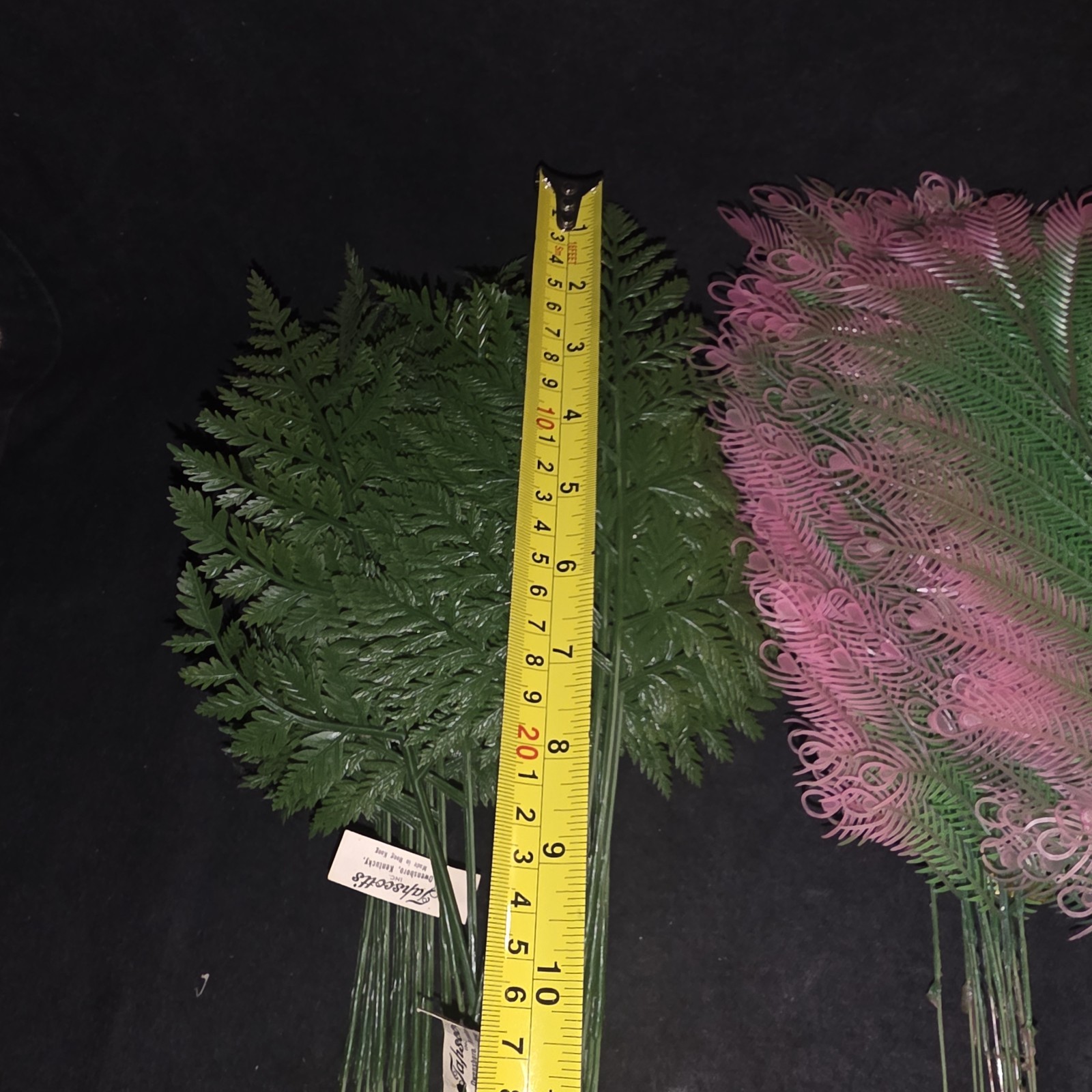 60+ Pieces Artificial Greenery Vintage Palm Fern Etc Tapscott’s