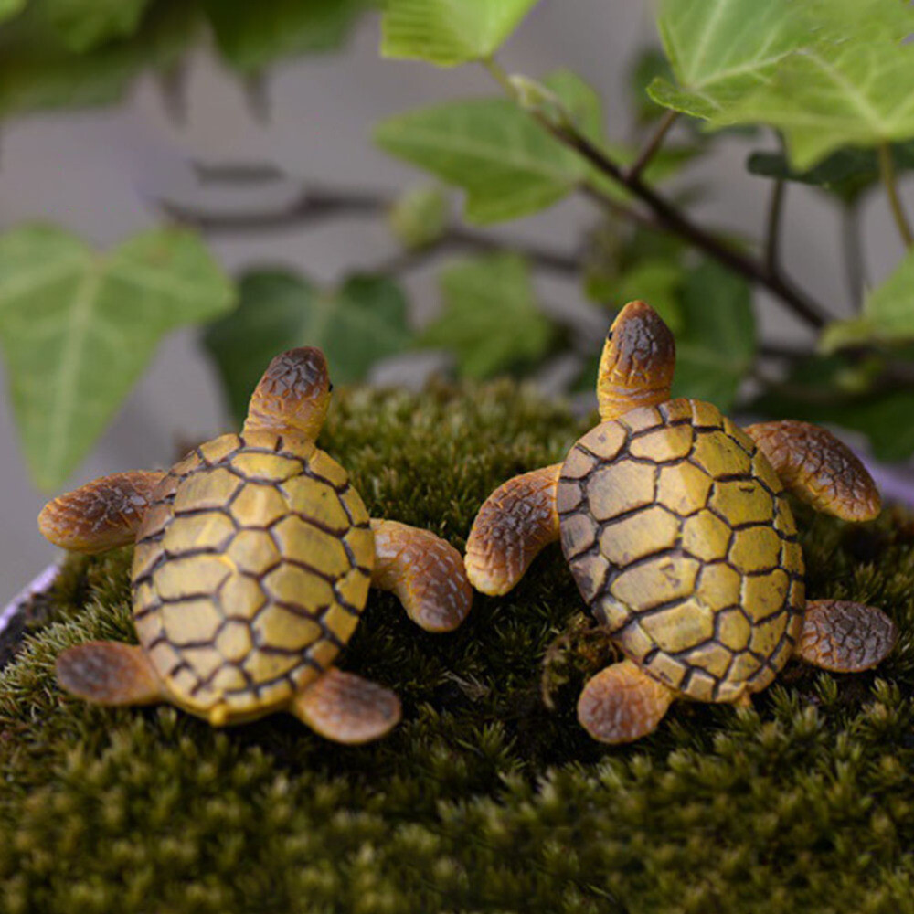 20PCS Miniature Tortoise Resin Simulation Tortoise Resin Tortoise Decoration