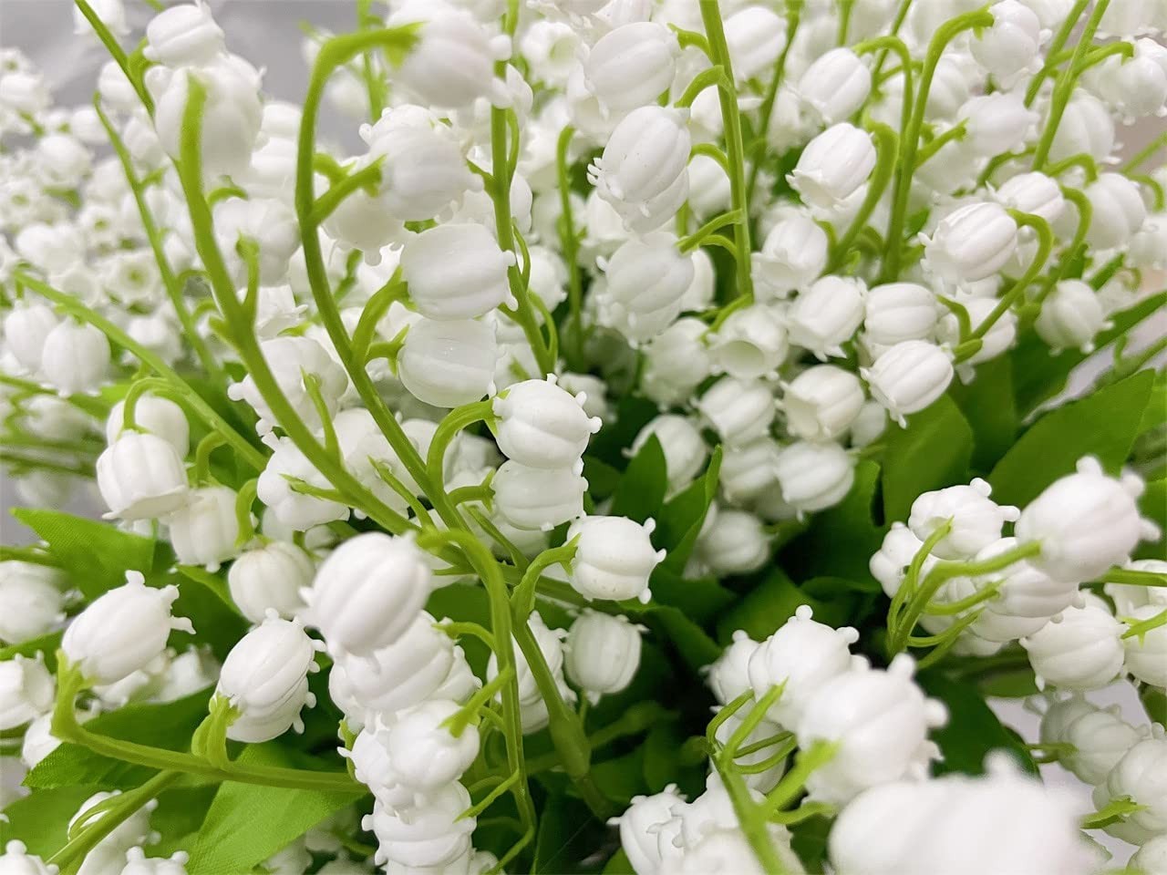 Artificial Lily of The Valley Flowers Arrangement Bundle for Wedding Bouquet …