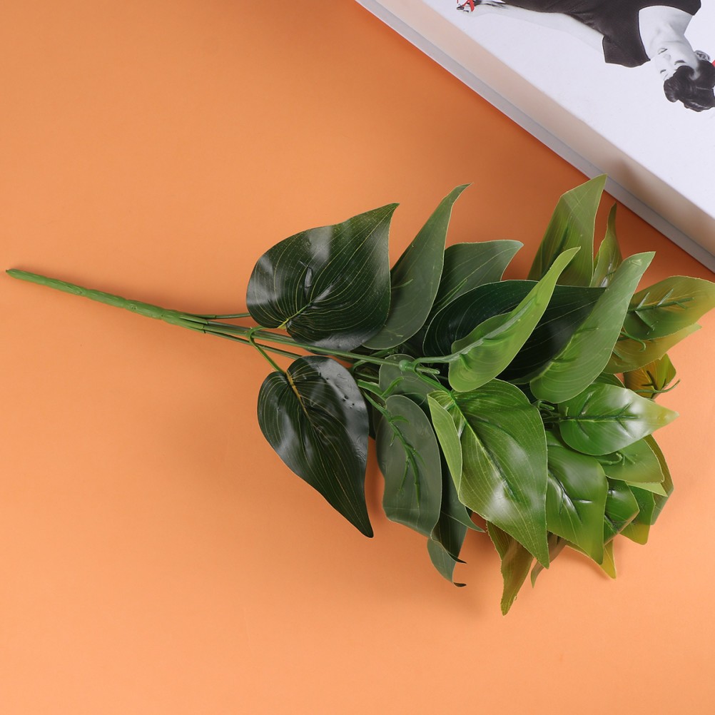 10 Pcs Artificial Plants Insert Decorations for Home Rooms Fake Wall