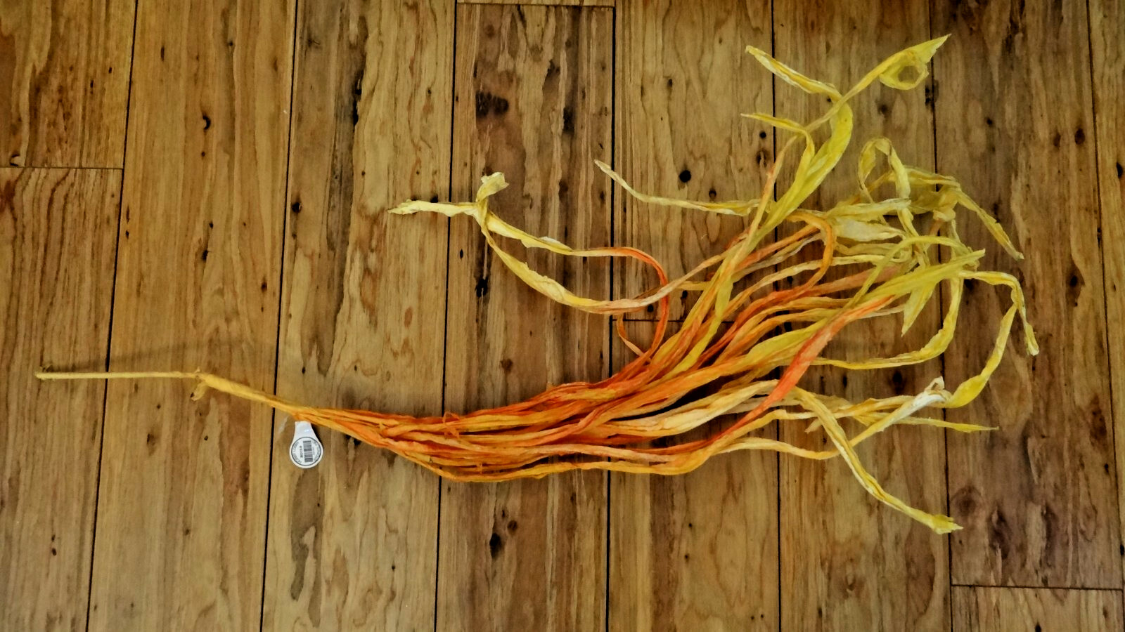Set 5 Large Pastel Crepe Paper Wired Branches Handmade Italian Paper 24”