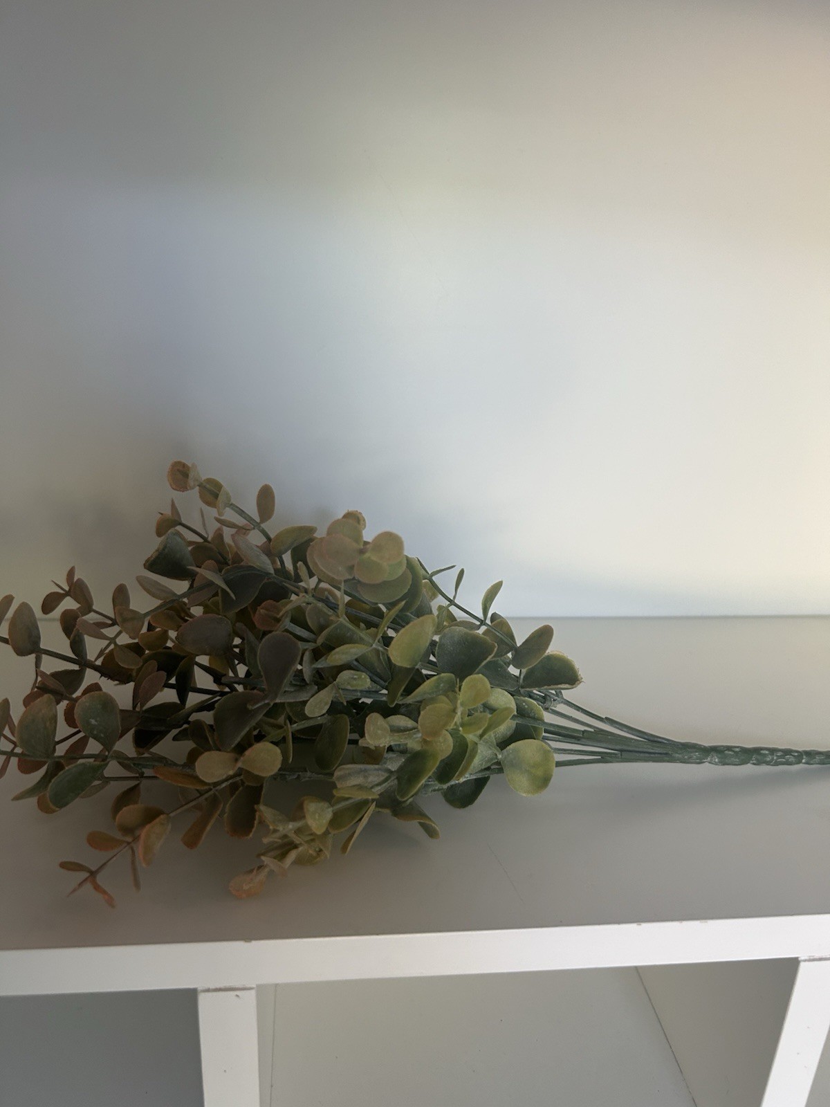 Eucalyptus Bush Artificial Green Pink 13” High Quality