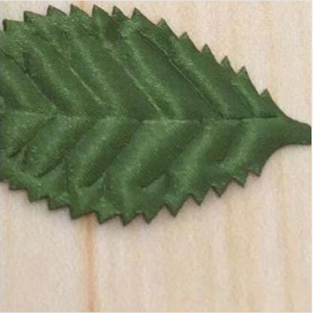 100Pcs DIY Accessories Artificial Silk Leaf Reusable Green Wedding Garland