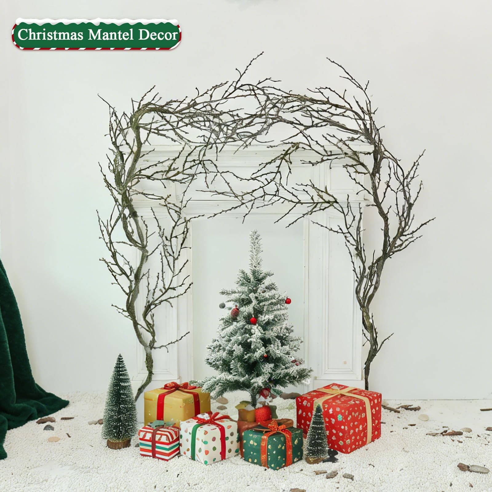 190cm/74.8inch Artificial Creepy Flexible Tree Branches Faux Grape Vines Garl…