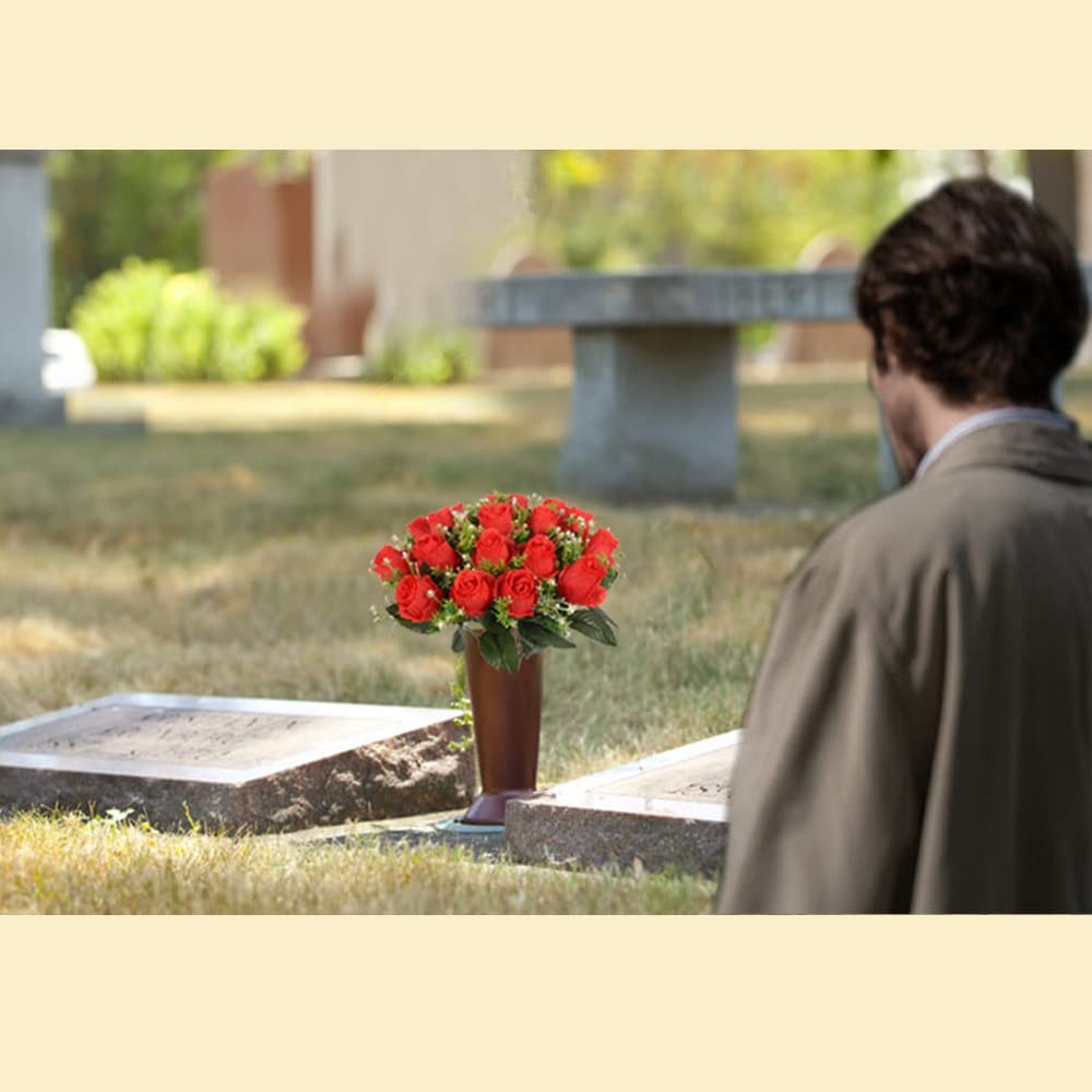 Memorial Flowers: Indoor & Outdoor Grave Decor for Cemetery Honors on Memoria…