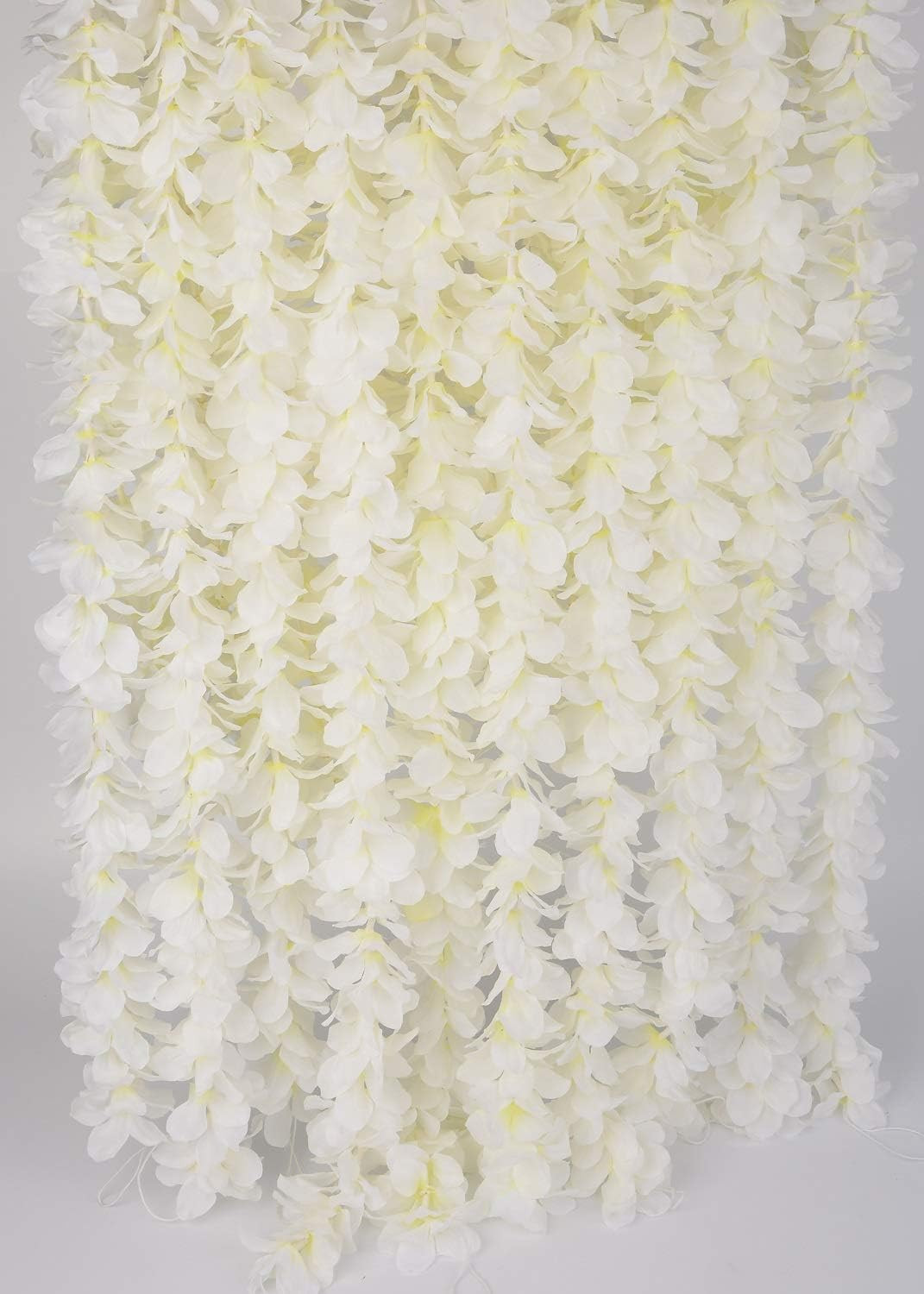 32.8Ft Artificial Silk Wisteria Vine Hanging Flowers Garland Home Outdoor Weddin