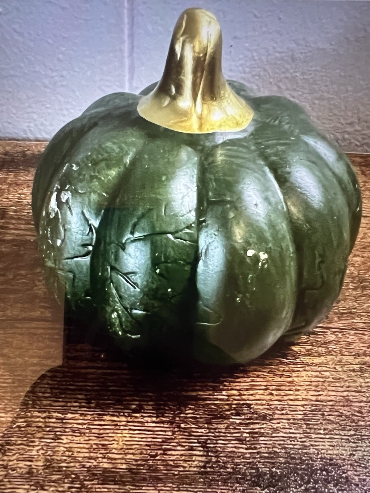 2 Round Tin, HELLO AUTUMN, Fall Flowerpot Can, Home Decor W/ 2 Ceramic Pumpkins