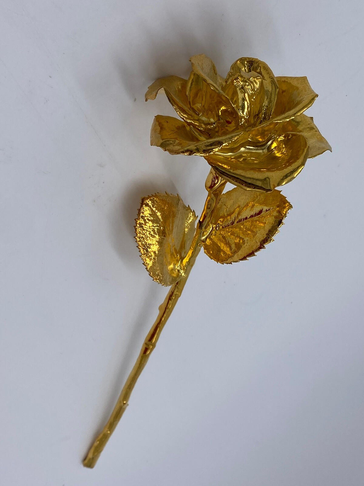 REAL ROSE ONE OF A KIND Dipped 24 K Gold Valentines Sweetheart Love