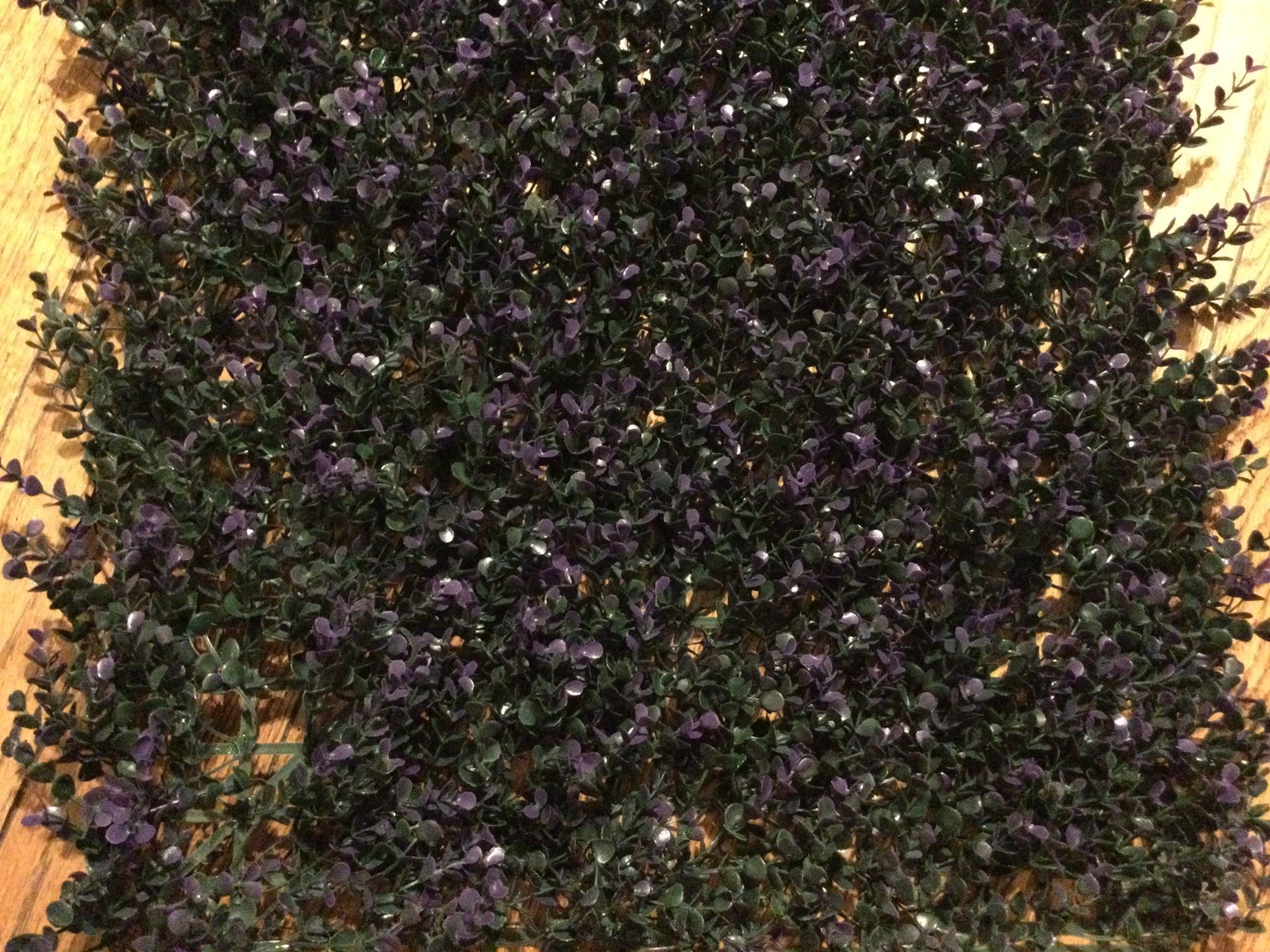 6 Artificial Faux Plastic PURPLE LAVENDER FLOWER PLANT 20×20” PATIO SCREEN PANEL
