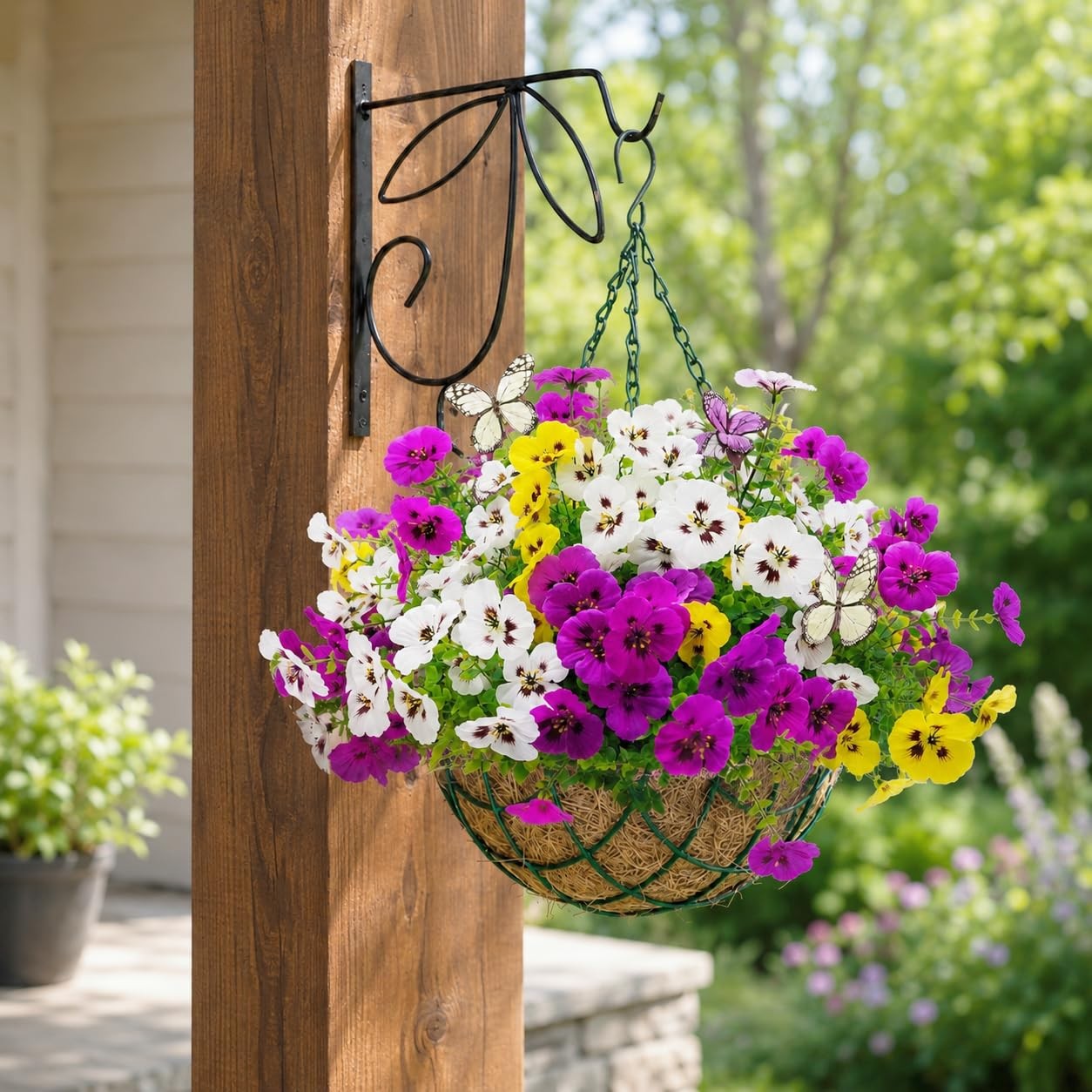 36 Stems Artificial Pansies Flowers for Outdoor