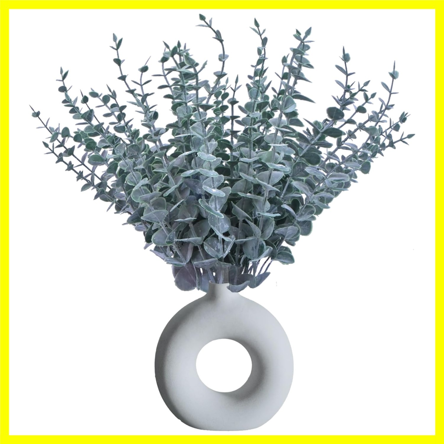 20pcs Artificial Eucalyptus Stems Realistic Fake Greenery Branches with Leave…