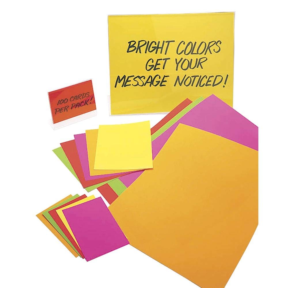 Ready Flow Fluorescent Pink Poster Board – 3 1/2″L x 5 1/2″H