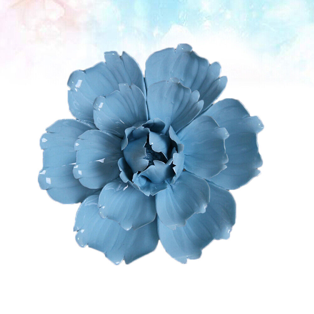 Handmade Wall Decor Living Room Bedroom 3D Hanging Wall Art Peony Ceramic Flower