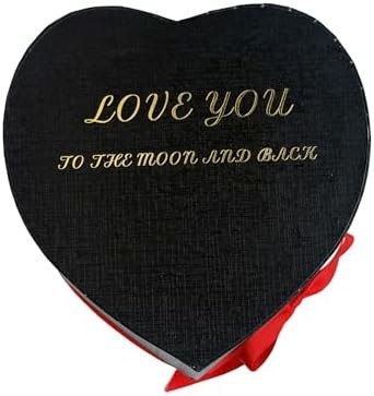Preserved Roses Heart Shape Box Valentines Day Gifts for Her Mothers Day Forever