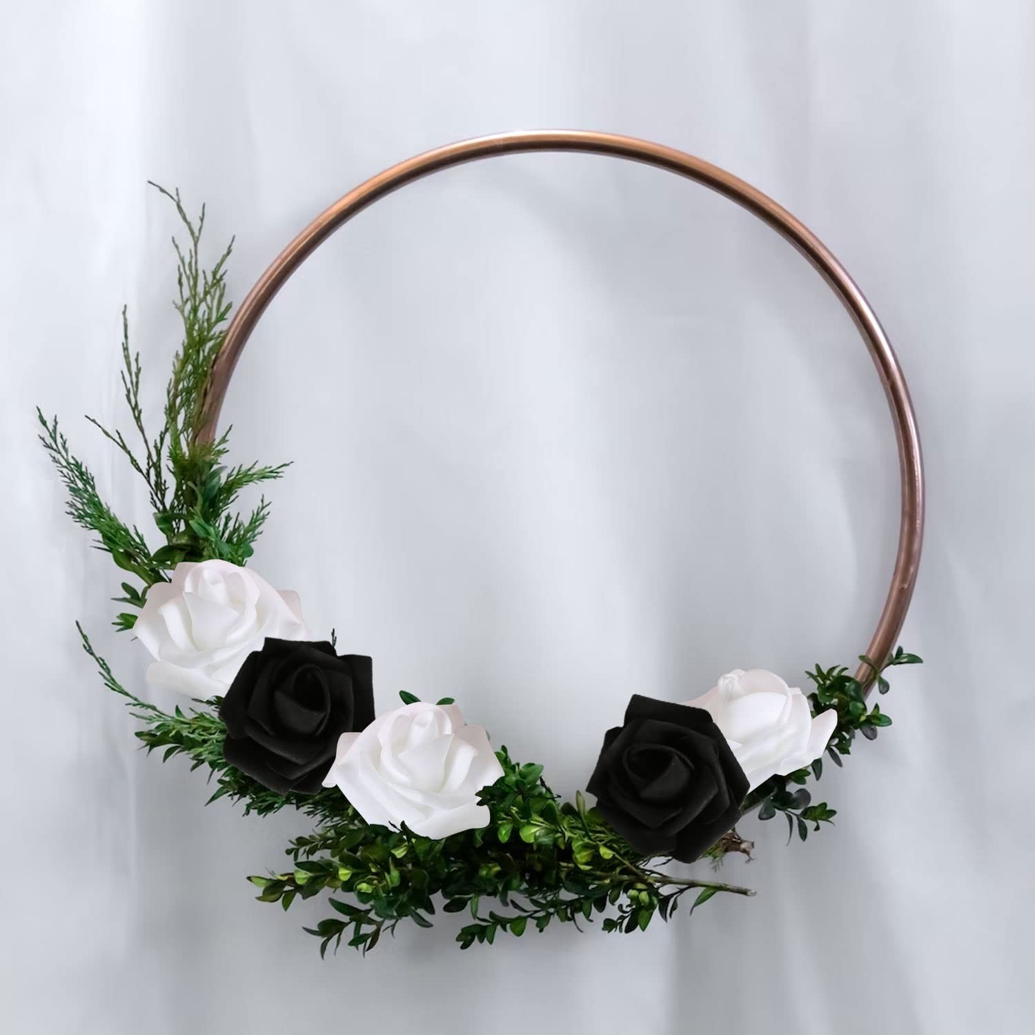 Rose Flower Heads200Pcs Foam Flowers 1.97in Foam Roses Black and White Fake F…