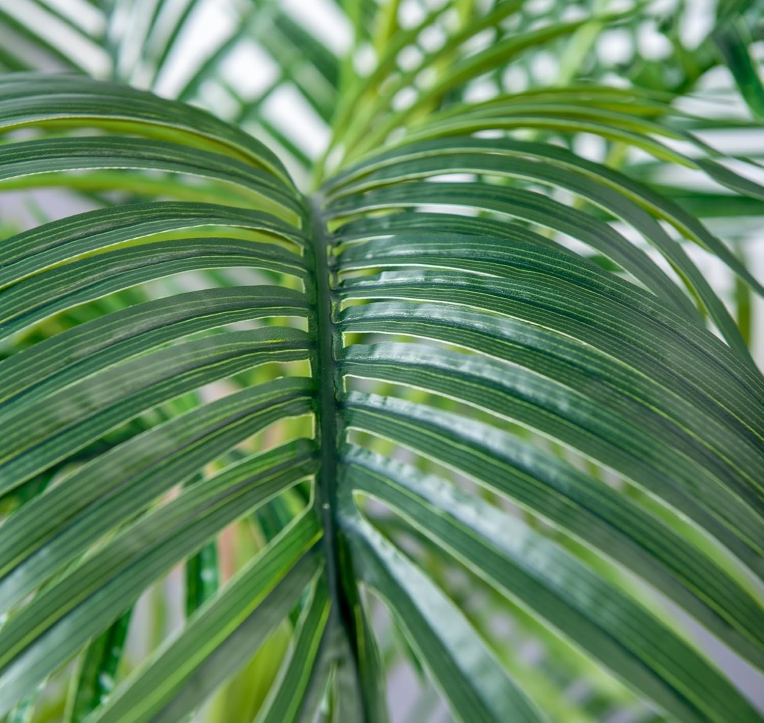6FT Artificial Palm Tree with Real Touch Leaves and Adjustable