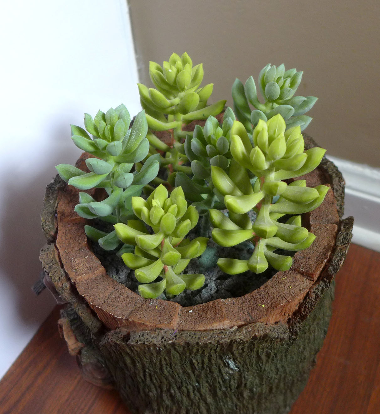 6 Artificial Mini hyacinth Succulents Plants Home Garden Decora Grass