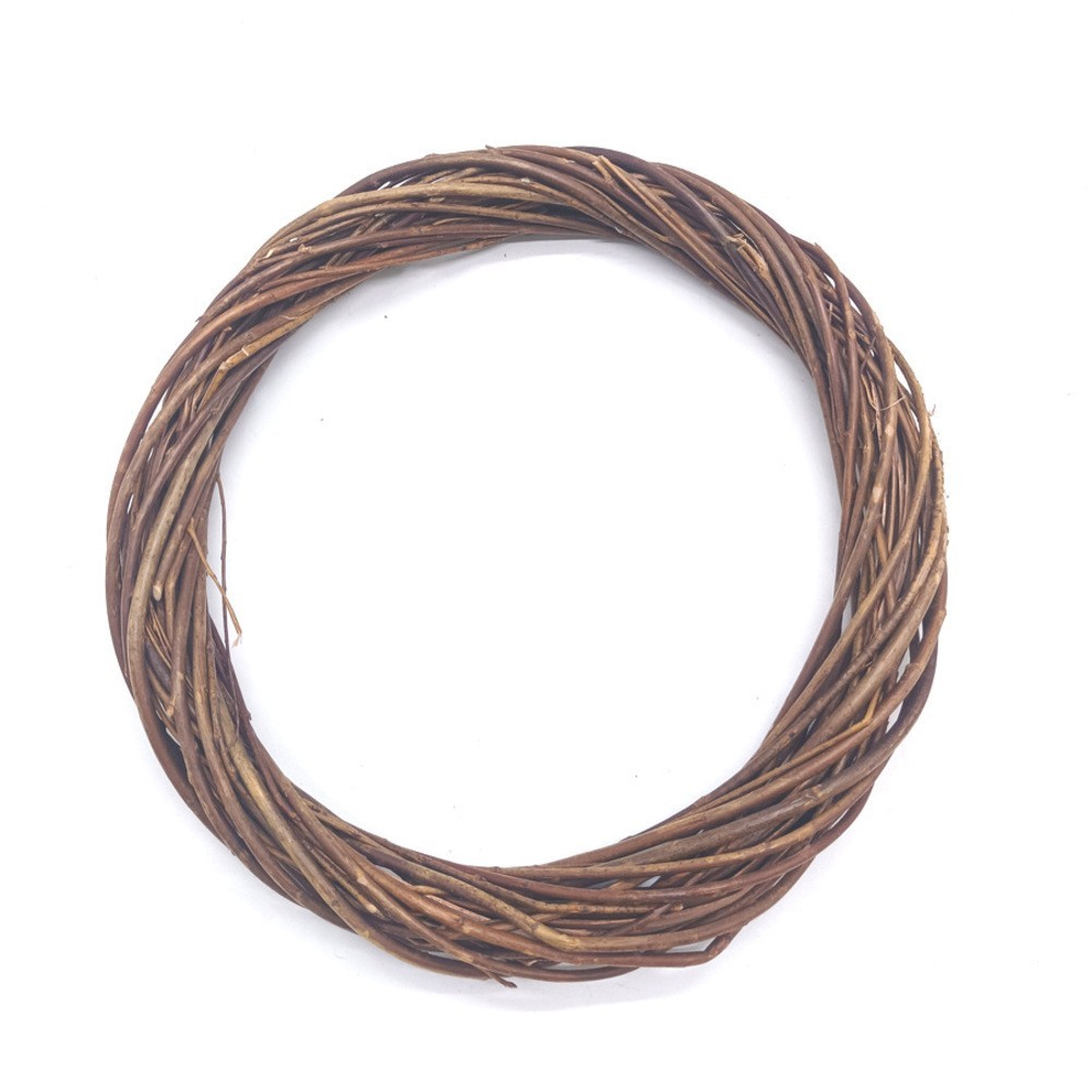 Natural Rattan Garland Base for For Diy Wreath Design Wall Door Home Decor Use