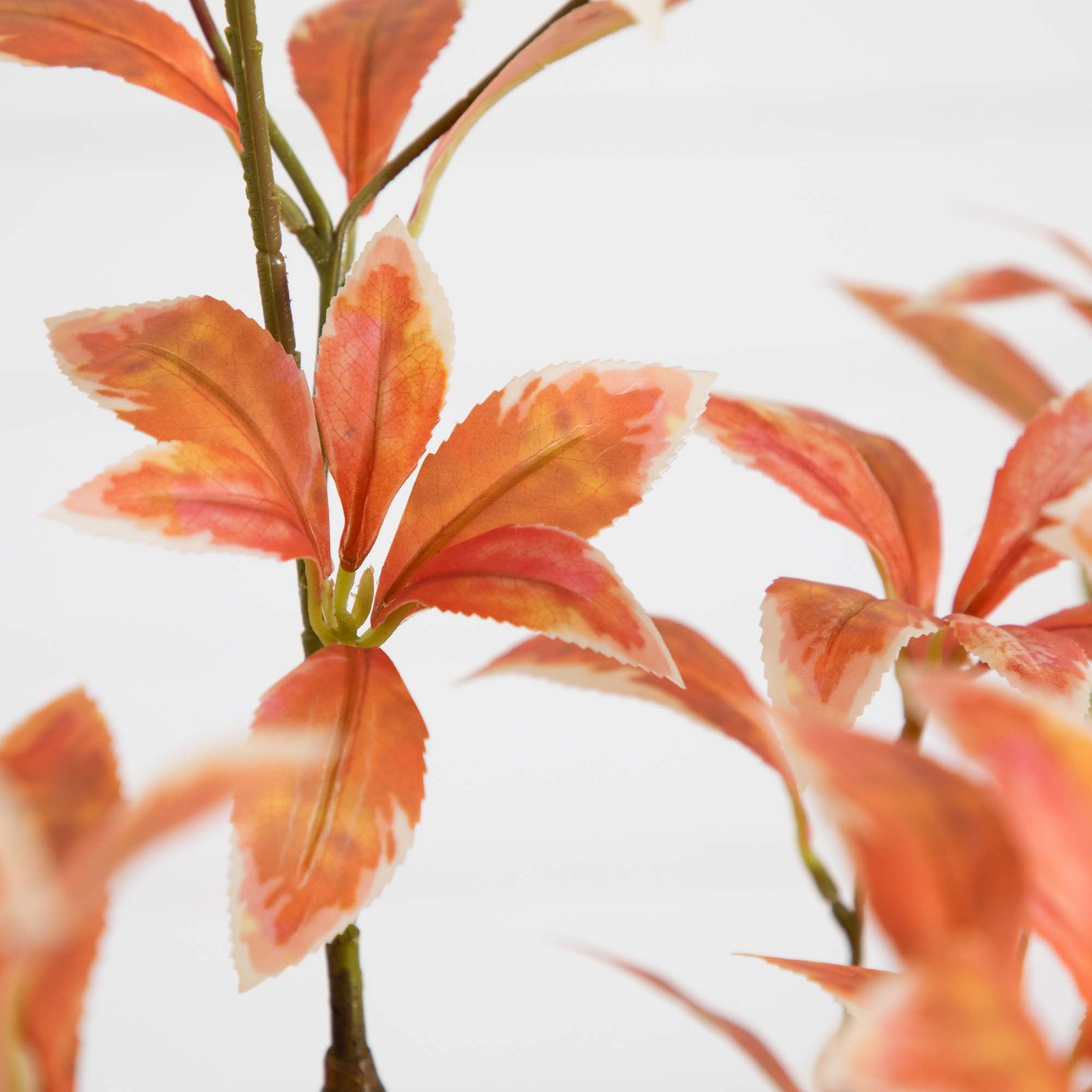 Nearly Natural 4.5ft Autumn Pieris Artificial Fall Tree in Orange