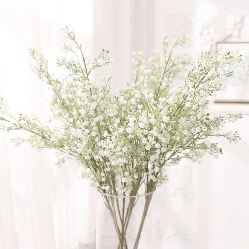 NEW Artificial Gypsophila Flowers Baby’s Breath Wedding Bouquet Home Decor Bunch