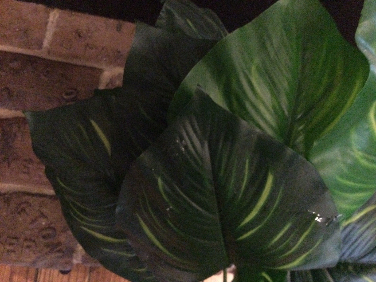 2 Small Artificial Fake Faux Plants➕Pots➕Stones 🌱Monstera➕Apple Leaf 📏16” Tall