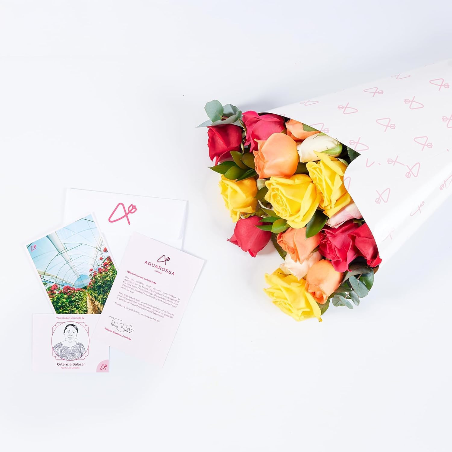 Fresh Flowers Bouquet – 24 Handpicked Roses for Mothers Day, Birthday, Anniversa