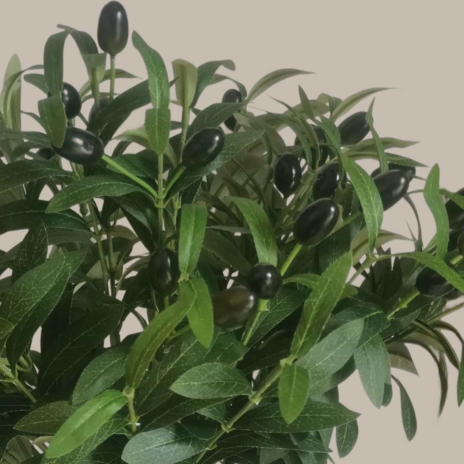 10Pcs Artificial Olive 15 Inches Branche Leaves Fake Eucalyptus Plant Branche…