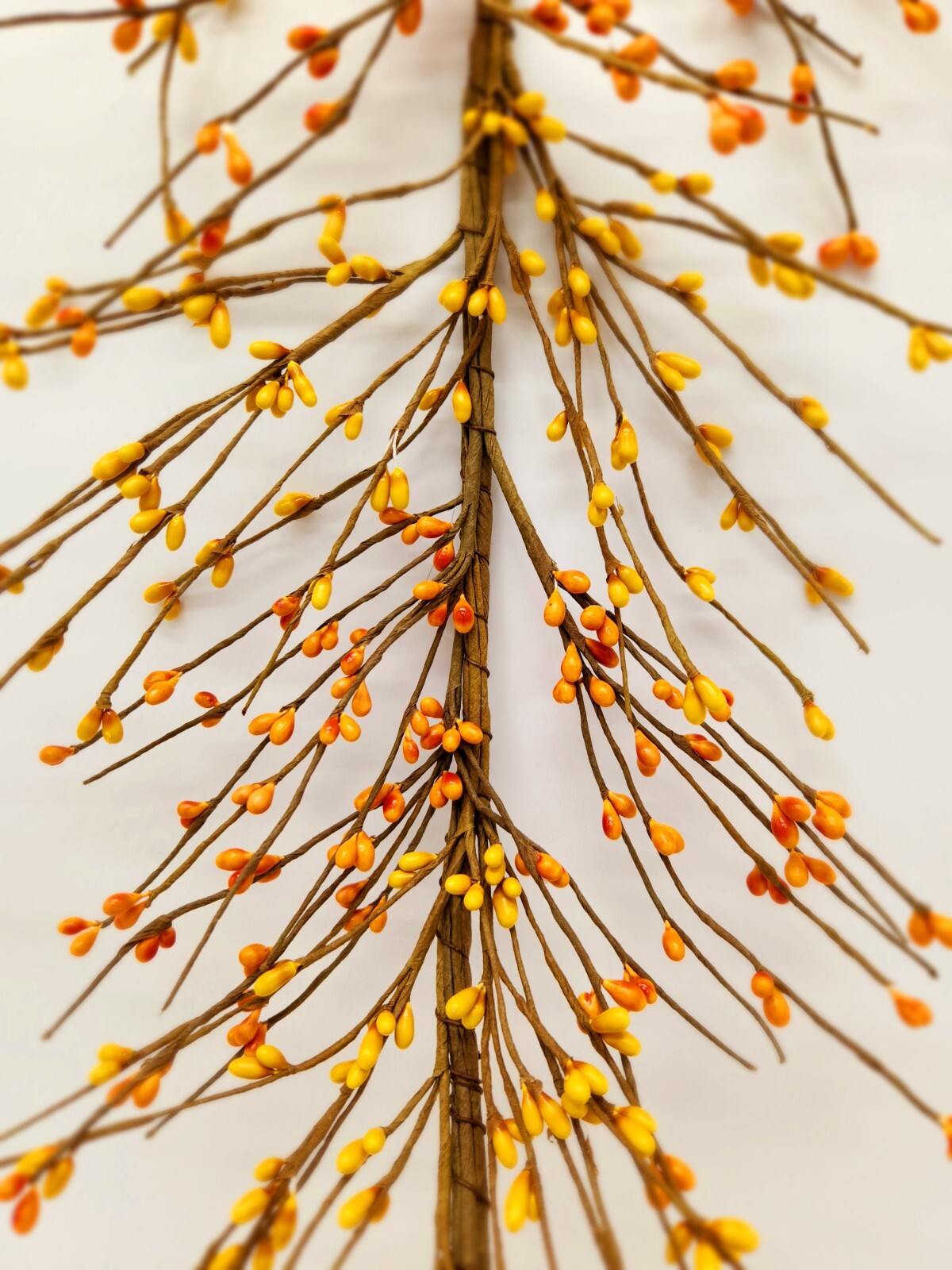 EV-1009R Pip Berry Garland in Orange & Mustard Color 54″ – 60″ Fall Garlands