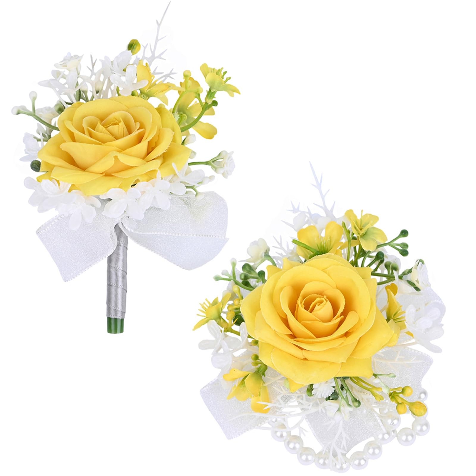 Corsage and Boutonniere Set for Wedding Prom Party Homecoming Celebration Art…