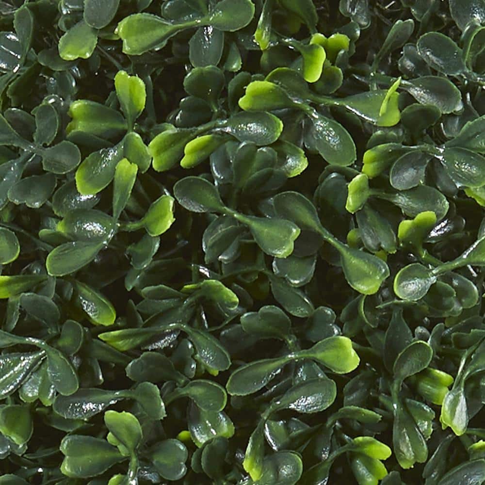 Nearly Natural Boxwood Topiary Artificial Plant 13″H Indoor/Outdoor UV Resistant
