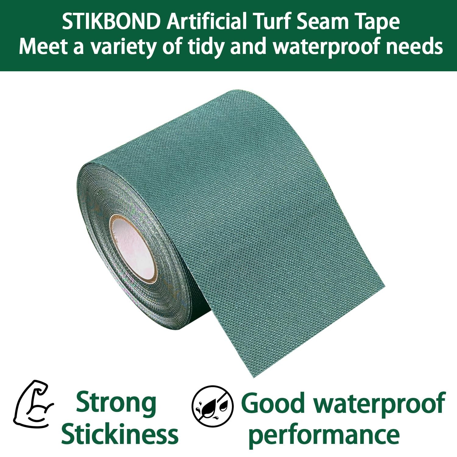4 Inch x 33 FT SingleSided Artificial Grass SelfAdhesive Seam Tape