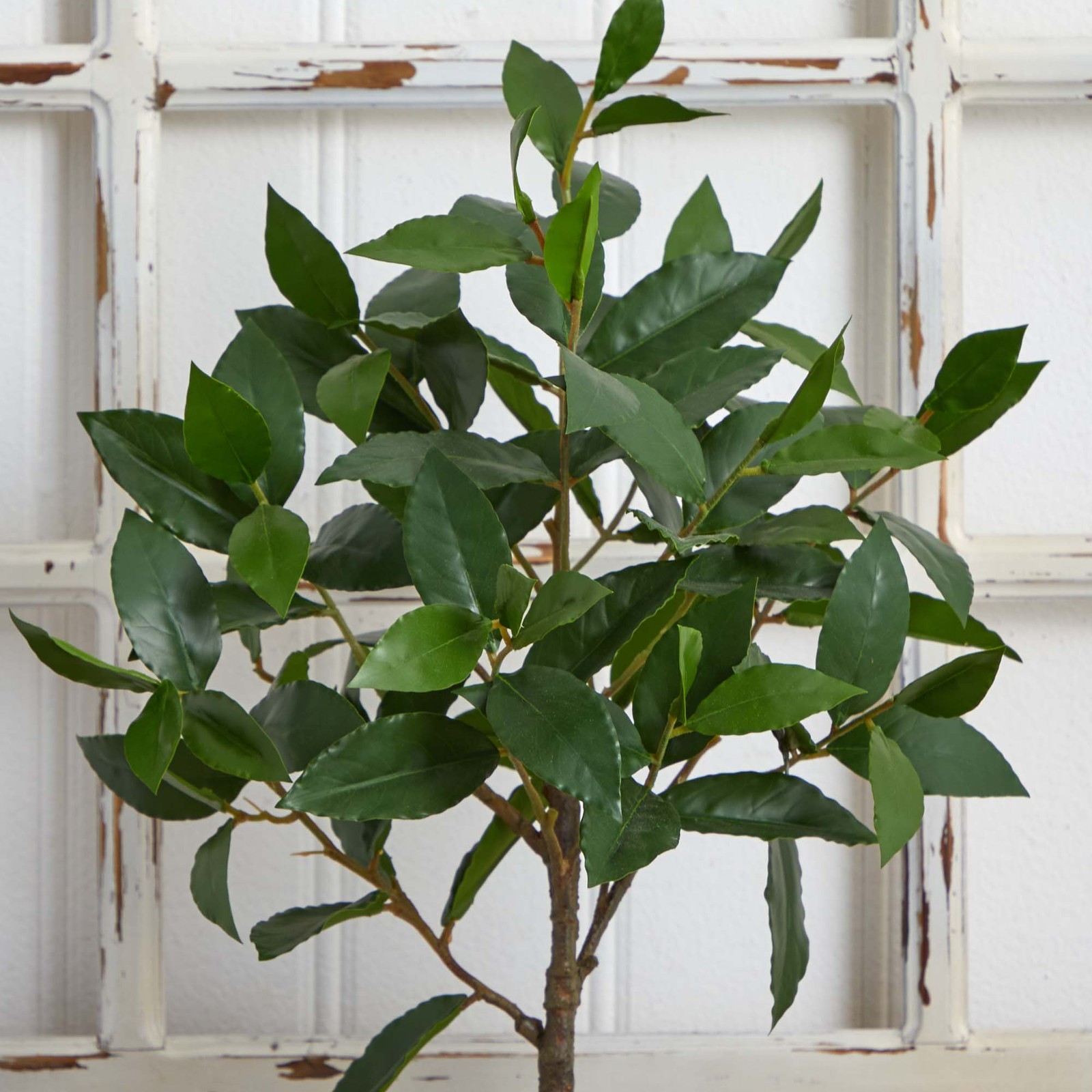 Nearly Natural 29″ Topiary with Decorative Planter in Green