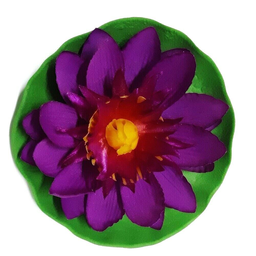 5 Siamese Lotus Flowers White Pink Purple Blue Yellow Home Floral Decor
