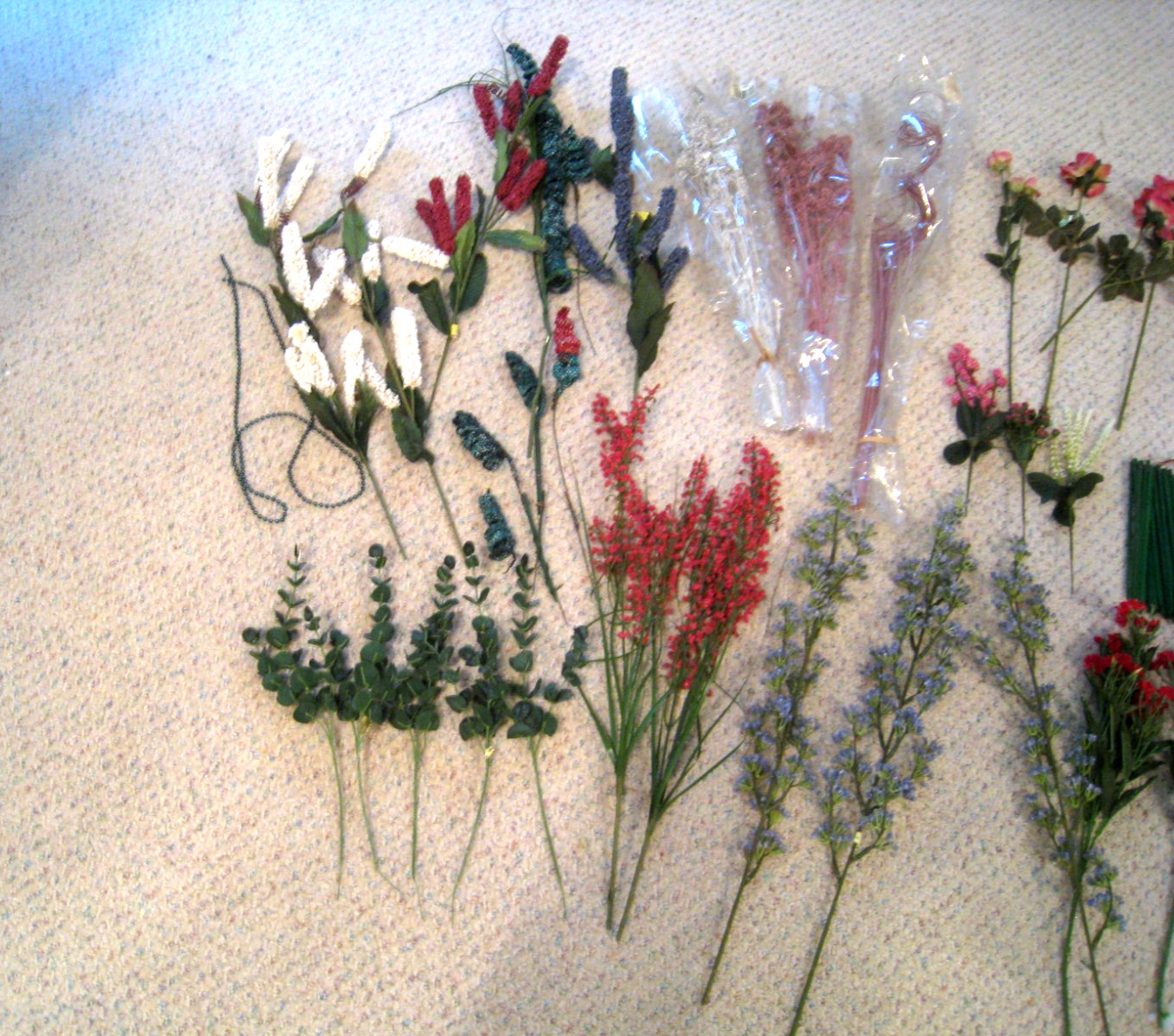 Vtg Floral Stems and Pics Lot of 35 Some Unique Most new
